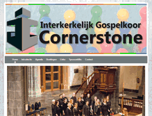 Tablet Screenshot of gospelkoor-cornerstone.nl